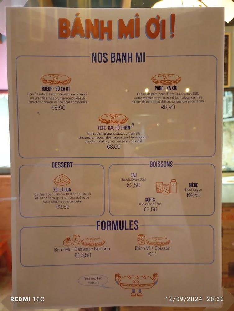 Banh Mi Oi! - Menu Image 1